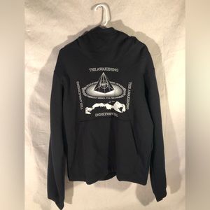 Mens Nike Kyrie Basketball Hoodie Sweatshirt Black Loose Fit